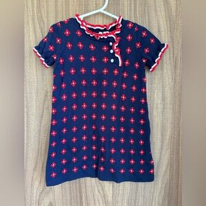 Janie and Jack floral ruffled sweater dress